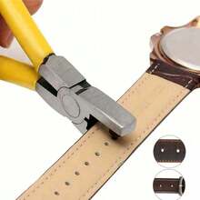 1pc Leather Hole Puncher Tool For Watchbands, Belts, Shoelaces, Unisex Versatile Hand-Held Punch Tool, Suitable For Men Gifts, Valentine's Day, Weddings And Birthdays - 1 Piece Of High-quality Labor-saving Hole Punch (quick Hole Punch) - View 2