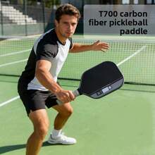 1pc T700 Carbon Fiber Pickleball Paddle (16mm Honeycomb Core), Matte Surface + Non-Slip Comfortable Handle, Balanced For Offense And Defense, Stable Control, Beginner-Friendly, Multiple Colors Available - Multicolor - View 4