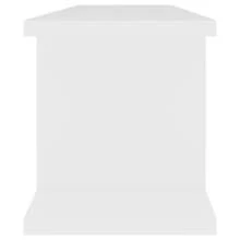 Mensole a muro, 2 pezzi, bianche, 75x18x20 cm, materiale a base di legno - 1PC - Visualizzare 6