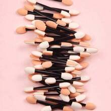 Bộ 20-50 cọ mút vẽ móng màu đen - Dụng cụ làm móng hai đầu tạo hiệu ứng chuyển màu kèm bút đính đá và sticker, bộ dụng cụ thiết kế móng chuyên nghiệp dành cho nữ, sử dụng tại nhà, salon và tự làm móng nghệ thuật. - Nhiều màu - Xem 5