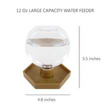 Gecko - Comedero de agua para reptiles dispensador automático de agua de dragón barbudo 12 onzas para anfibios cuencos para lagartos tortugas serpiente rana forma redonda - como en la imagen - Ver 6