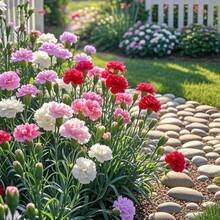 Seeds Of Perennial Mixed Carnations - Flowers Symbolizing Love And Elegance For Home Gardens And Floral Gifts - 911 - Xem 3