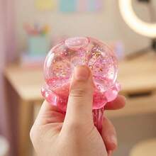 Nee Doh Jelly Squish Glitter Jellyfish Squishy Toy – Super Solid Squish Sensory Fidget Toy, Stress Relief & Sensory Play For Kids & Adults, Ideal Easter & Birthday Gift - 藍色1 - 查看 5