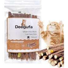 [ 35pcs Silvervine Sticks For Cats, Matatabi Cat Chew Sticks, Catnip Toys, Wooden Dental Sticks For Indoor Cats, Kitty, Kitten Teething Interactive Wand Toys - 15 PCS - View 1