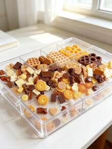 30个混合树脂食物吊坠，平底仿真甜点糖果造型，适用于手机壳DIY、发夹、剪贴簿等，可爱迷你工艺品树脂吊坠，食物造型凸面宝石，DIY工艺品材料 - 多色 - 查看 4
