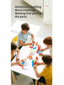 1 Bộ đồ chơi xếp hình chim cánh cụt bằng gỗ, thiết kế khối cân bằng, phát triển khả năng thực hành, sự tập trung và trí thông minh của trẻ, đồ chơi gỗ giáo dục sớm. - Nhiều màu - Xem 6