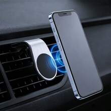 Powerful Magnetic Car Phone Holder, Hot Selling Model, Air Vent Clip Installation, Fits All Phones, Stable Attachment, Suitable For Ride-Sharing And Commuting - F3 - View 8
