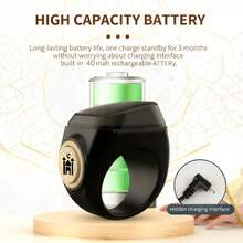 蓝牙智能电子祈祷戒指计数器，穆斯林祈祷提醒器带闹钟，指戴式念珠计数器 - 查看 9