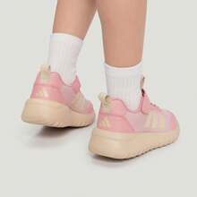 Adidas PLAYFLOW EL K 魔术贴网眼休闲运动鞋 - 淺粉色 - 查看 7