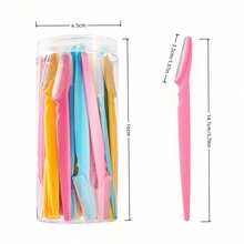 35pcs Women Eyebrow Razor, Multi-Functional Exfoliating Beauty Grooming Tool With Precision Blades, Grooming - Multicolor - View 5