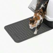 Catit Cat Litter Mat Rectangle Small Grey 44365 - como en la imagen - Ver 7