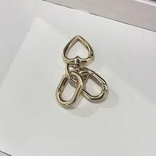 2 PIEZAS Clip giratorio, Ganchos de langosta metálicos, Clip giratorio con anillos para llaves para hacer llaveros, Accesorios de bricolaje para bolsos, regalos de maestros - Multicolor - Ver 9