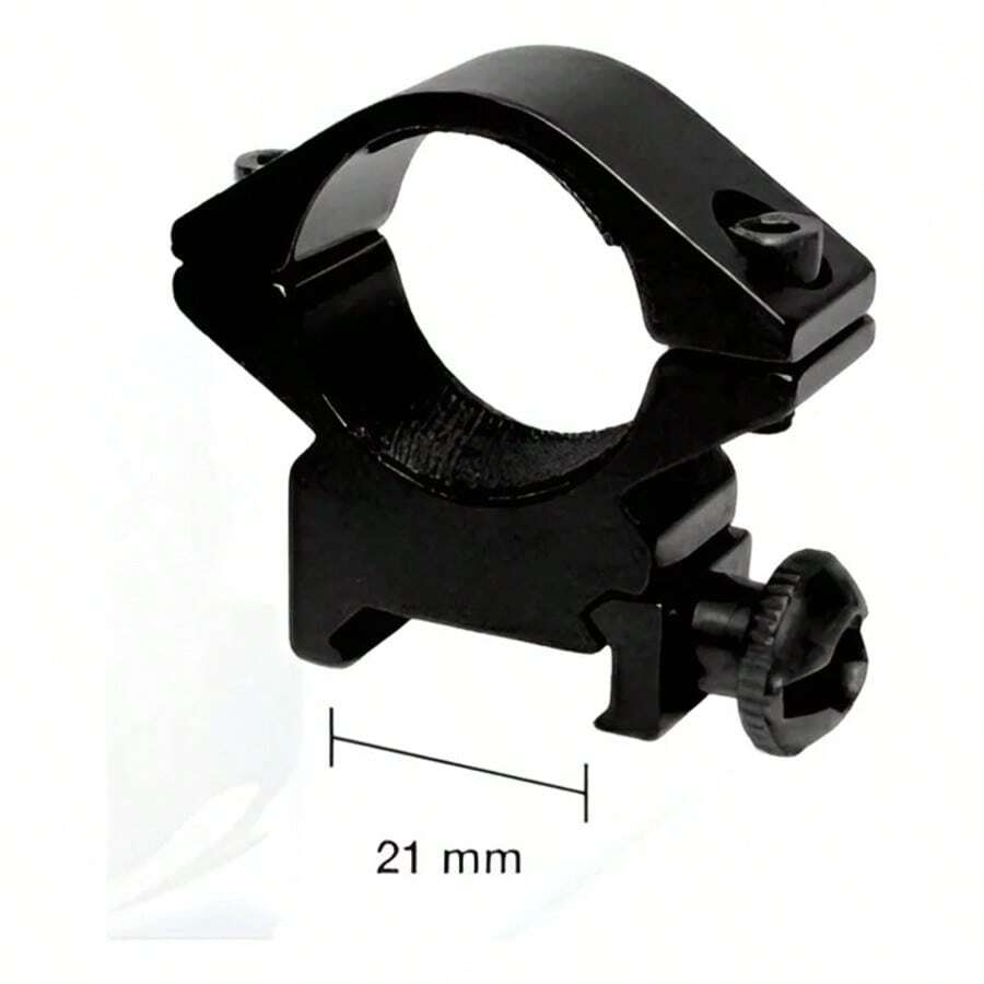 Monturas o anilletas de 21 mm para mira telescópica riel picatinny Producto de calidad Diseño moderno Uso diario Perfecto para regalo Duradero Fácil de usar - Negro - Ver 1