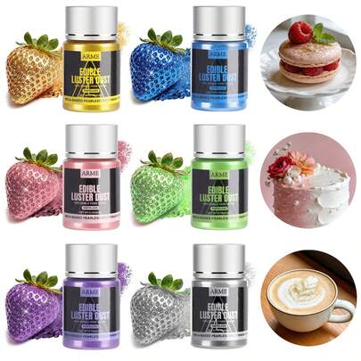 Edible Glitter Powder , Versatile Edible Sparkle Dust For Cake Decorating, Baking Desserts, DIY Crafts & Creative Gift Making
