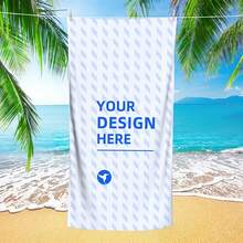 Mr. And Mrs. Beach Towels, Personalized Beach Towel, Newlywed Gift, Groom Gift, Honeymoon, Bachelorette Trip, Bridal Shower Gift - 白色 - 查看 4