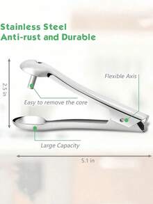 1个可重复使用的手动樱桃去核器，水果去核器，多功能去核工具，房车露营装备 - 彩色 - 查看 12