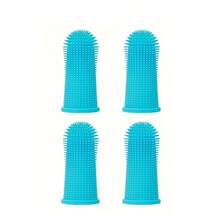 Pet Finger Toothbrush, Silicone Toothbrush, Puppy & Kitten Finger Brush, Suitable For Small Dogs And Cats - Multicolor - View 13