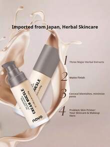 亮泽粉底霜，控油防水遮瑕，持久不卡粉，BB霜质地，适合通勤、旅行，打造各种妆容，完美妆效 - 02#自然色 - 查看 8