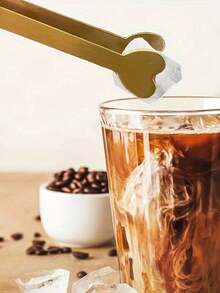 1/5 chiếc kẹp kẹo hình trái tim và hình vuông bằng thép không gỉ mạ vàng, kẹp kẹo ăn vặt, đồ dùng tiệc tùng, đồ dùng đám cưới, thích hợp cho các buổi họp mặt gia đình, sinh nhật, đám cưới và Giáng sinh. - Xem 9