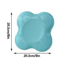 2 piezas Rodilleras y coderas de yoga, cojín protector suave antideslizante, accesorios de yoga portátiles para hombres y mujeres, fitness, meditación, pilates, arrodillamiento, equilibrio, ejercicios en el piso, viajes - A - Ver 2