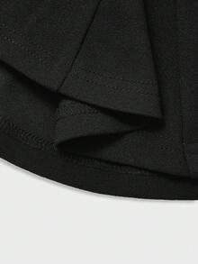 QUNGIGU Đầm mini không tay cổ yếm dành cho nữ - Đầm dự tiệc hở lưng xếp ly, đầm ôm sát dáng xòe thanh lịch; Thích hợp cho buổi hẹn hò ngày Valentine, bữa tối trang trọng và tiệc cocktail. - màu đen - Xem 10