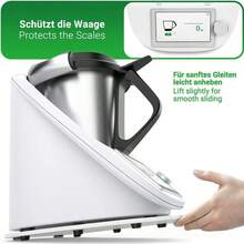 1 pieza Almohadilla para tabla deslizante, apta para todas las series Thermomix TM5, TM6, TM21, TM31, tabla deslizante multifuncional de cocina, aplicable a electrodomésticos de encimera de cocina como Thermomix TM6, TM5, cafetera, licuadora, tostadora, freidora de aire - Multicolor - Ver 4