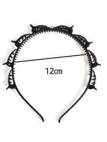 4/2/1 Stück neue koreanische Cut Out gewebte Haarspange, lässiger tiefer Dutt, Haarzubehör, Haarclips, Haarpatches, Kopfbedeckung, Haarband, Damenaccessoires, Damenhaarzubehör, Schönheitsaccessoires, lockiges Damenaccessoire, Reisehaarzubehör - Einheitsgröße - Übersicht 6
