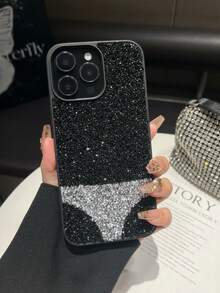 1个红色三角形水钻防震双层手机壳，适用于 15 Pro Max/17 Pro Max/17 Ari - 銀色 - 查看 7