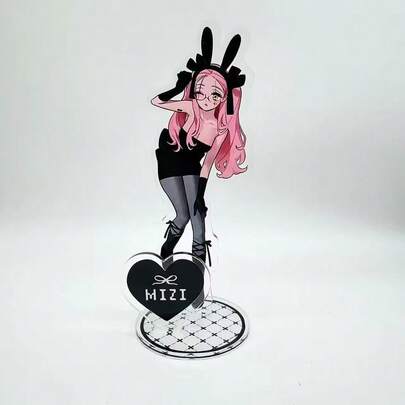 15cm Anime Alien Stage Cosplay Ivan Miz Standee, Cute Character Display Desktop Decor, Manga Collectible