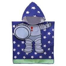 Yue Ye 1 pieza Toalla de baño con capucha de dibujos animados, tamaño 60cm*120cm, adecuada para hombres, mujeres y niños, bata de baño de fibra de poliéster, pequeña capa de baño para niños, toalla de playa de secado rápido, lindo albornoz de natación con dibujos animados para bebés, regalo de baño - Multicolor - Ver 12