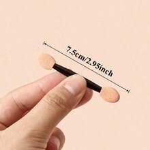 Bộ 20-50 cọ mút vẽ móng màu đen - Dụng cụ làm móng hai đầu tạo hiệu ứng chuyển màu kèm bút đính đá và sticker, bộ dụng cụ thiết kế móng chuyên nghiệp dành cho nữ, sử dụng tại nhà, salon và tự làm móng nghệ thuật. - Nhiều màu - Xem 2