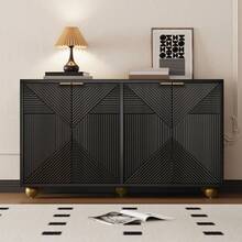 Buffets & Sideboards - Black + MDF - View 9