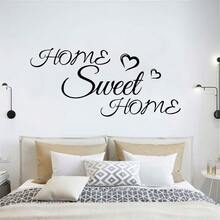 Pegatinas de vinilo para el dormitorio de Sweet Home, accesorios de decoración del hogar, pegatinas de espejos de decoración del hogar - A - Ver 1
