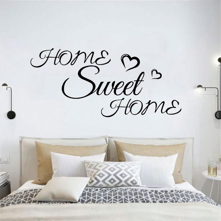 Pegatinas de vinilo para el dormitorio de Sweet Home, accesorios de decoración del hogar, pegatinas de espejos de decoración del hogar - A - Ver 1