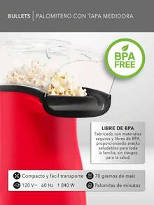 RCA Popcorn Makers - US A Type Plug(110-127V) - View 3