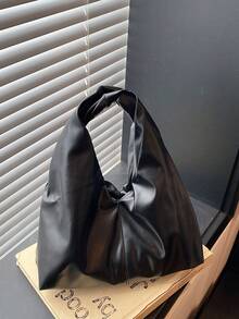 Tas Tote Besar Modis untuk Wanita, Tas Bahu Desain Baru, Tas Tangan Bergaya - Hitam - View 6