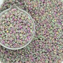 5g/Pack, 65pcs, 20 Colors, 3*6mm Pig Nose Shaped Mixed Glass Seed Beads, Handmade DIY Glass Bead Assortment Set, Suitable For Charm Bracelet, Pendant, Jewelry And Accessory Making - 3*6 Picasso Pig Nose 20 Colors - View 21