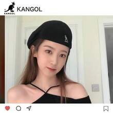 Kangol Kangaroo Hat, Beanie Hat, Men's And Women's British Retro Baseball Cap, Summer Lightweight Model,  Mesh Painter's Hat For Men WRLV - 米白色白標網眼正品 - 查看 6