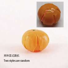 1 pieza Herramienta sensorial de rebote lento naranja para alivio de la presión para adultos, adecuada para oficina, hogar y viajes, juguete sensorial de silicona suave para aliviar la ansiedad y el cansancio - Multicolor aleatorio - Ver 7