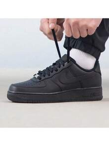 Nike Air Force 1 '07 男士休闲运动鞋，2026 春季新款低帮滑板鞋 CW2288-001 - 黑色 - 查看 3