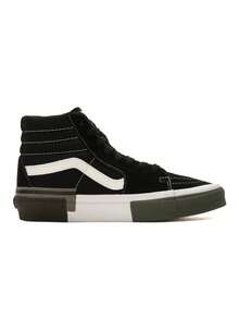 أحذية فانز SK8-Hi للرجال والنساء، أحذية رياضية عالية الرقبة بتصميم كلاسيكي، مناسبة للأزواج، أحذية رياضية كاجوال VN000CRMBLK - الأسود - مشاهدة 3