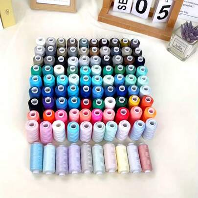 39 Colors Vivid Mixed Polyester Sewing Thread Set, Durable Multipurpose, Suitable For Beginners And Enthusiasts, Applicable For Hand Sewing, Machine Sewing And DIY Crafts, Versatile Handicraft Thread And Sewing Accessories