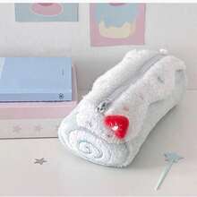 1 hộp đựng bút kiểu cuộn Thụy Sĩ, túi đựng văn phòng phẩm dễ thương, hộp đựng văn phòng phẩm học sinh dung tích lớn, chất liệu nhung cao cấp, túi đựng mỹ phẩm. - Nhiều màu - Xem 11