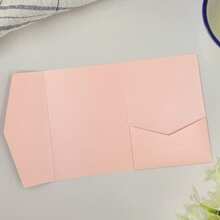 20张婚礼邀请函祝福贺卡节日信封文具3D三折邀请卡 - 20Pcs - 查看 9