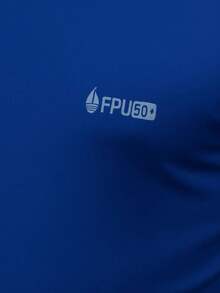 Women's Long-Sleeved T-Shirt With UV Protection SPF 50 - Royal Blue - View 2
