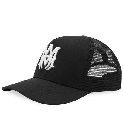 1 pieza Gorra de béisbol ajustable, transpirable y con malla con diseño de letras de estilo hip hop para hombres, ideal para verano, playa, vacaciones, festivales y viajes