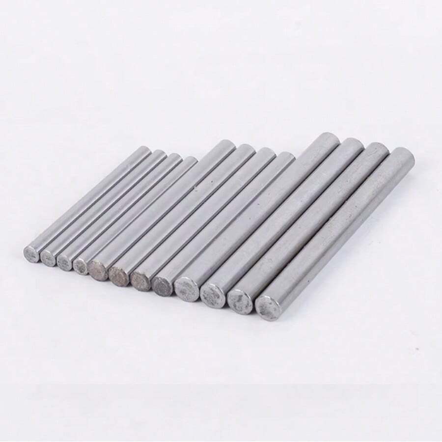 Plated Linear Shaft, Customizable Length, Bearing Steel Round Bar, Cylinder Plated Sleeve Shaft - 12mm - View 1