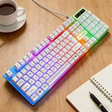 Wired Keyboard And Mouse Set, LED Backlit Silent Keyboard With Ergonomic Mouse, USB Plug And Play, Suitable For Home Office, Work, Gaming, Compatible With PC And Laptop - 查看 4