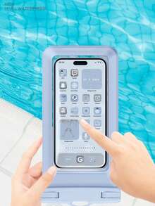 1个/3个装防水手机壳,透明防水游泳袋,适用于触摸屏手机,材质多样,通用防水手机套。 - 彩色 - 查看 13