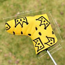 Cheese Crown Design Style - Golf Putter Cover, Golf Fashion Club Cover, Accessories Suitable For Outdoor Enthusiasts Of Both Genders, It Is A Golf Club Protective Cover Worth Having. - Multicolor - View 12